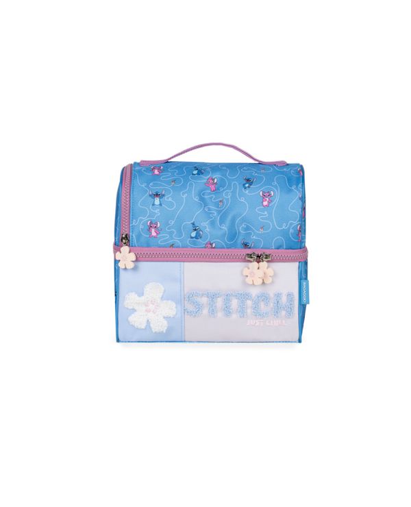 Kit Escolar Lilo & Stitch com Mochila de Rodinhas + Lancheira + Estojo Infantil
