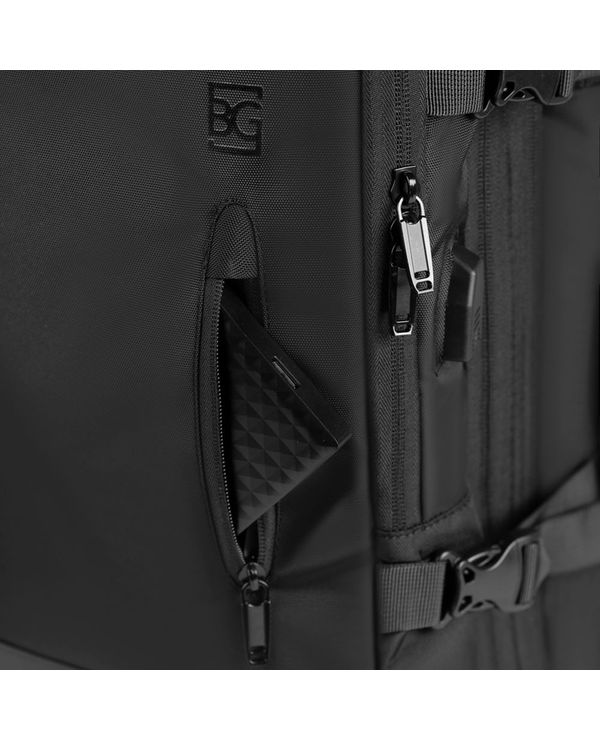 Mochila de Viagem Grande Expansível Expert Preta