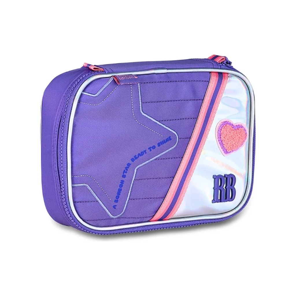 Kit Escolar Rb Rebecca Bonbon 2026 com Mochila de Rodinhas + Lancheira Térmica + Estojo Infantil