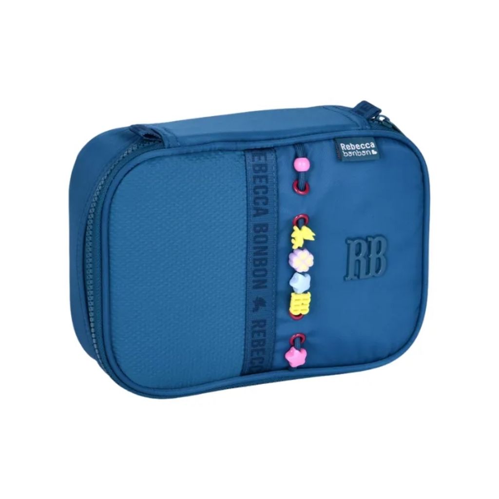 Kit Escolar Rb Rebecca Bonbon 2026 com Mochila de Rodinhas + Lancheira Térmica + Estojo Infantil