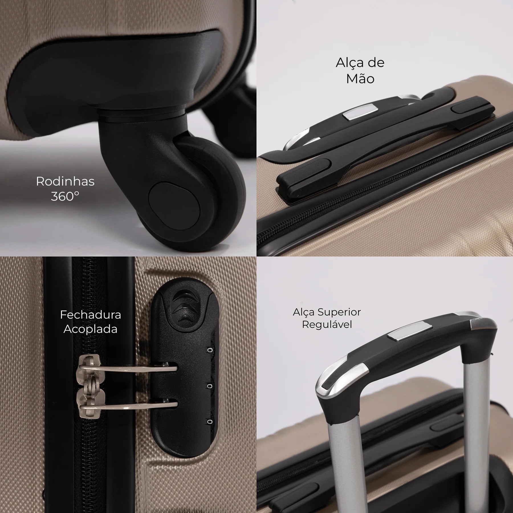 Conjunto de Malas P M G para Viagem Londres