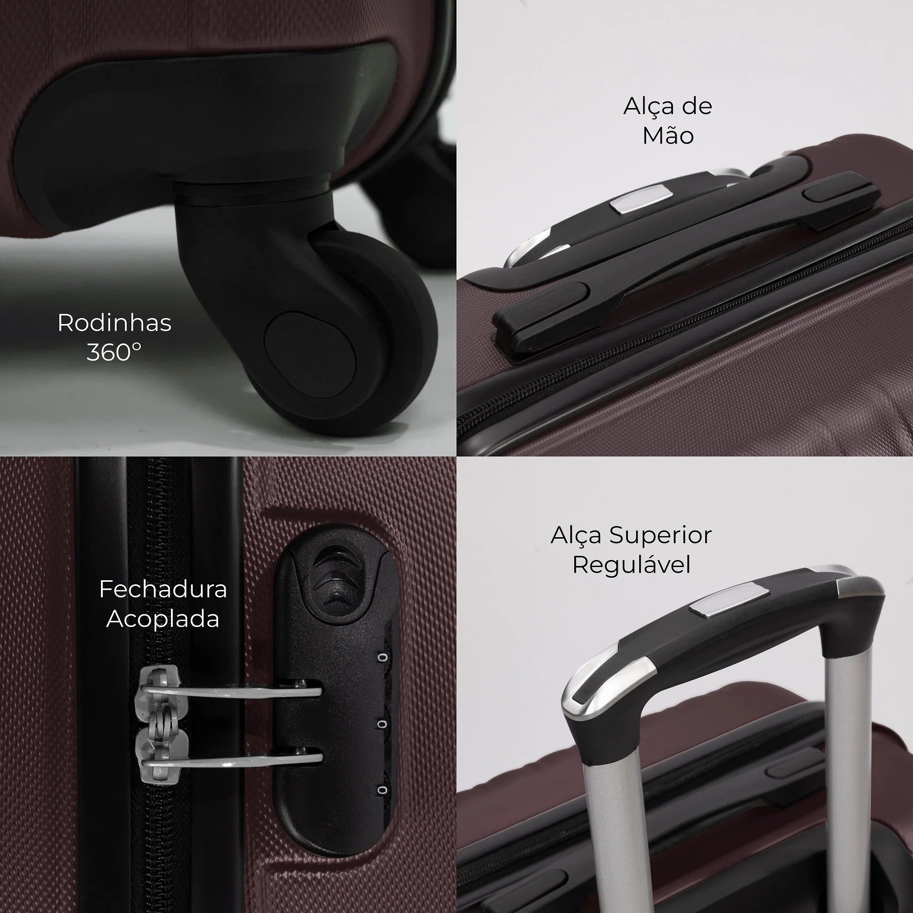 Conjunto de Malas P M G para Viagem Londres