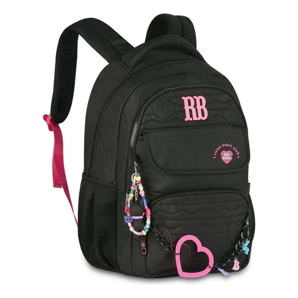 Kit Escolar Rb Rebecca Bonbon 2026 com Mochila + Lancheira Térmica + Estojo Infantil