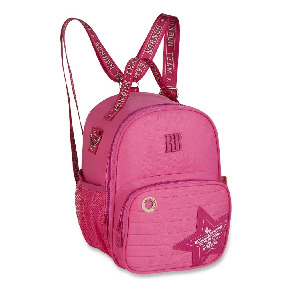 Kit Escolar Rb Rebecca Bonbon 2026 com Mochila + Lancheira Térmica + Estojo Infantil