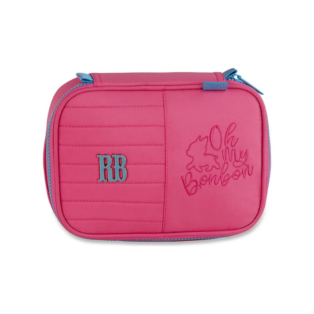 Kit Escolar Rb Rebecca Bonbon 2026 com Mochila + Lancheira Térmica + Estojo Infantil