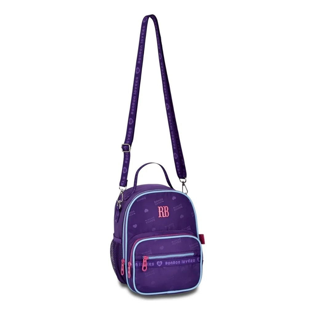Kit Escolar Rb Rebecca Bonbon 2026 com Mochila + Lancheira Térmica + Estojo Infantil