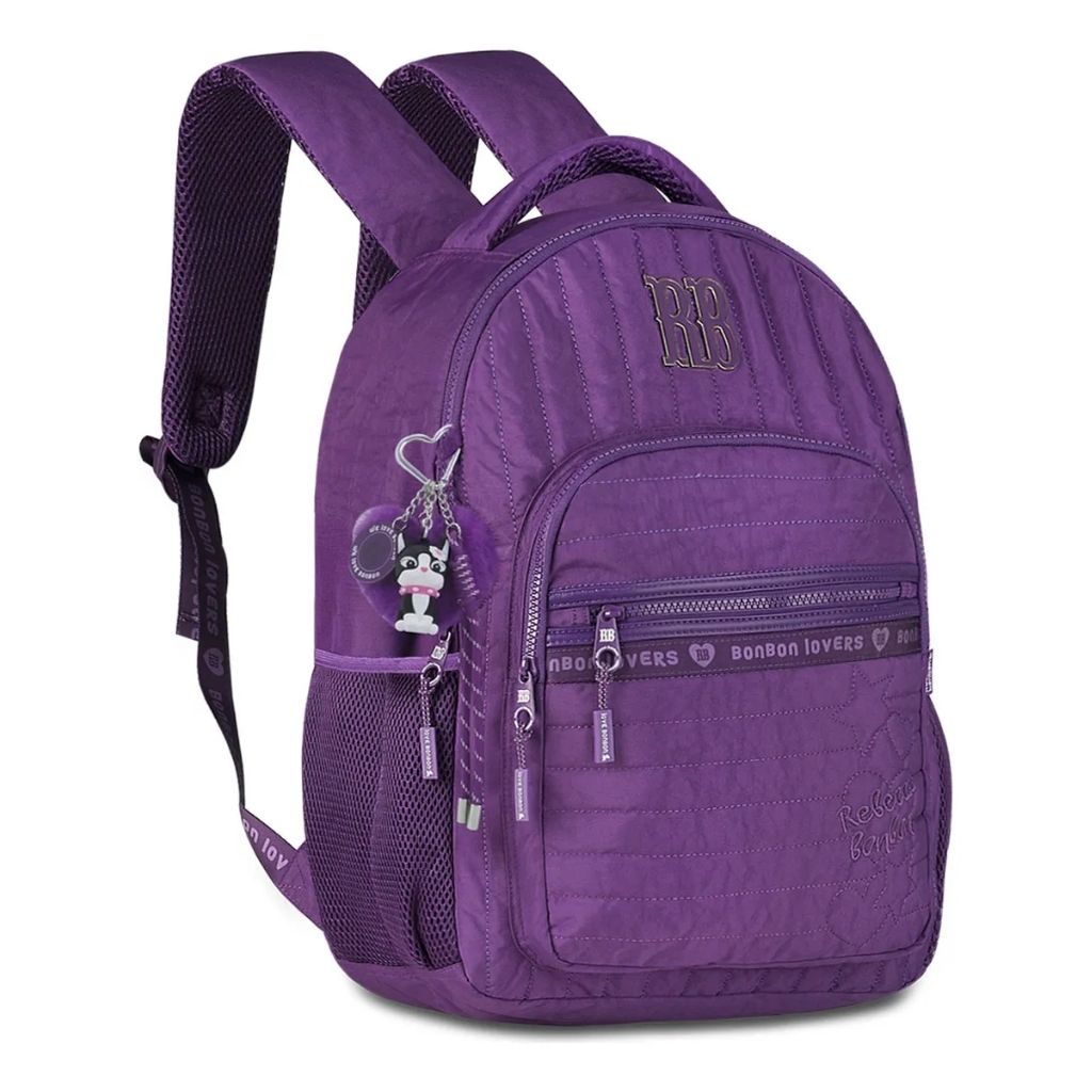 Kit Escolar Rb Rebecca Bonbon 2026 com Mochila + Lancheira Térmica + Estojo Infantil