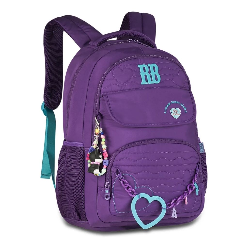 Kit Escolar Rb Rebecca Bonbon 2026 com Mochila + Lancheira Térmica + Estojo Infantil