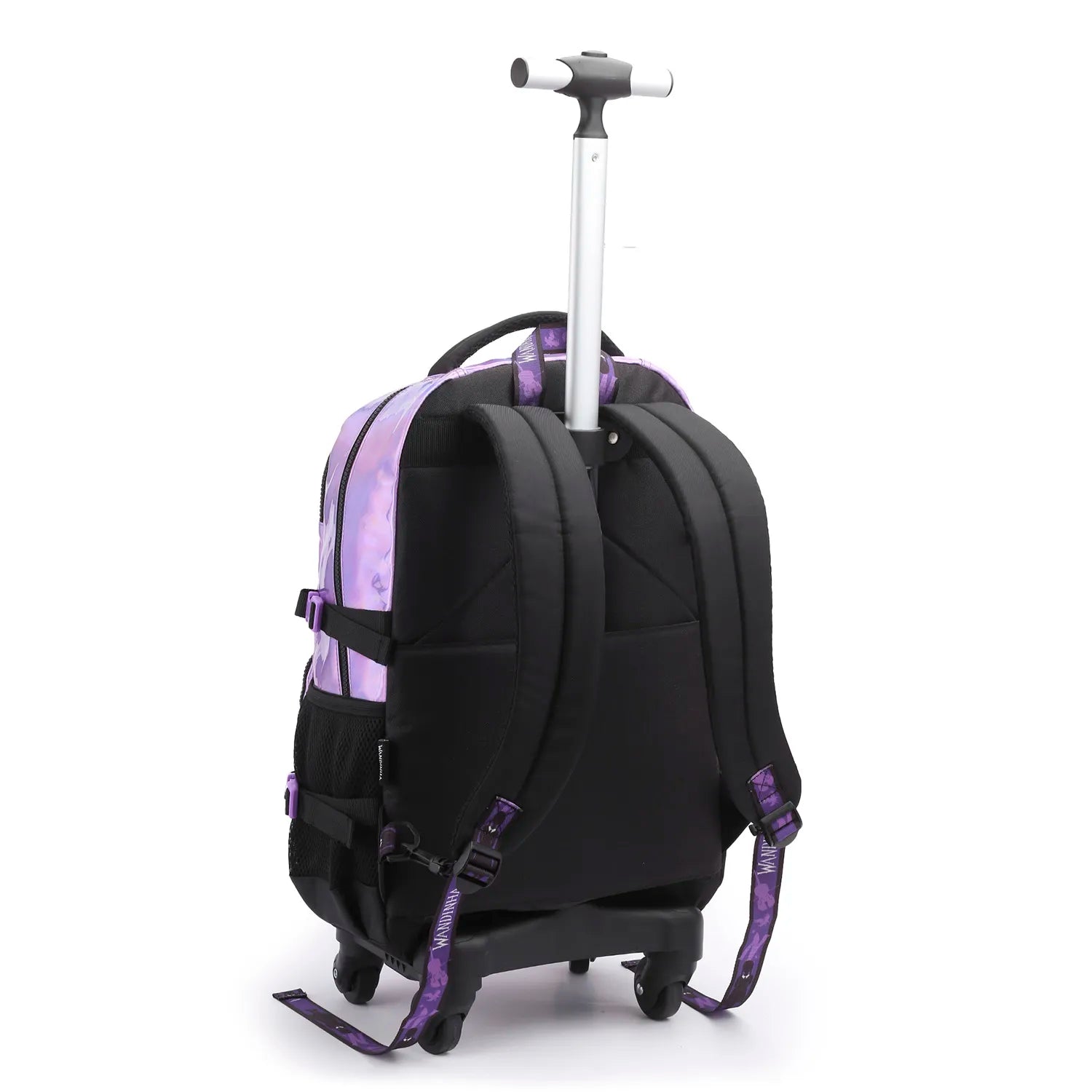 Kit Escolar Wandinha com Mochila + Lancheira Térmica + Estojo Infantil