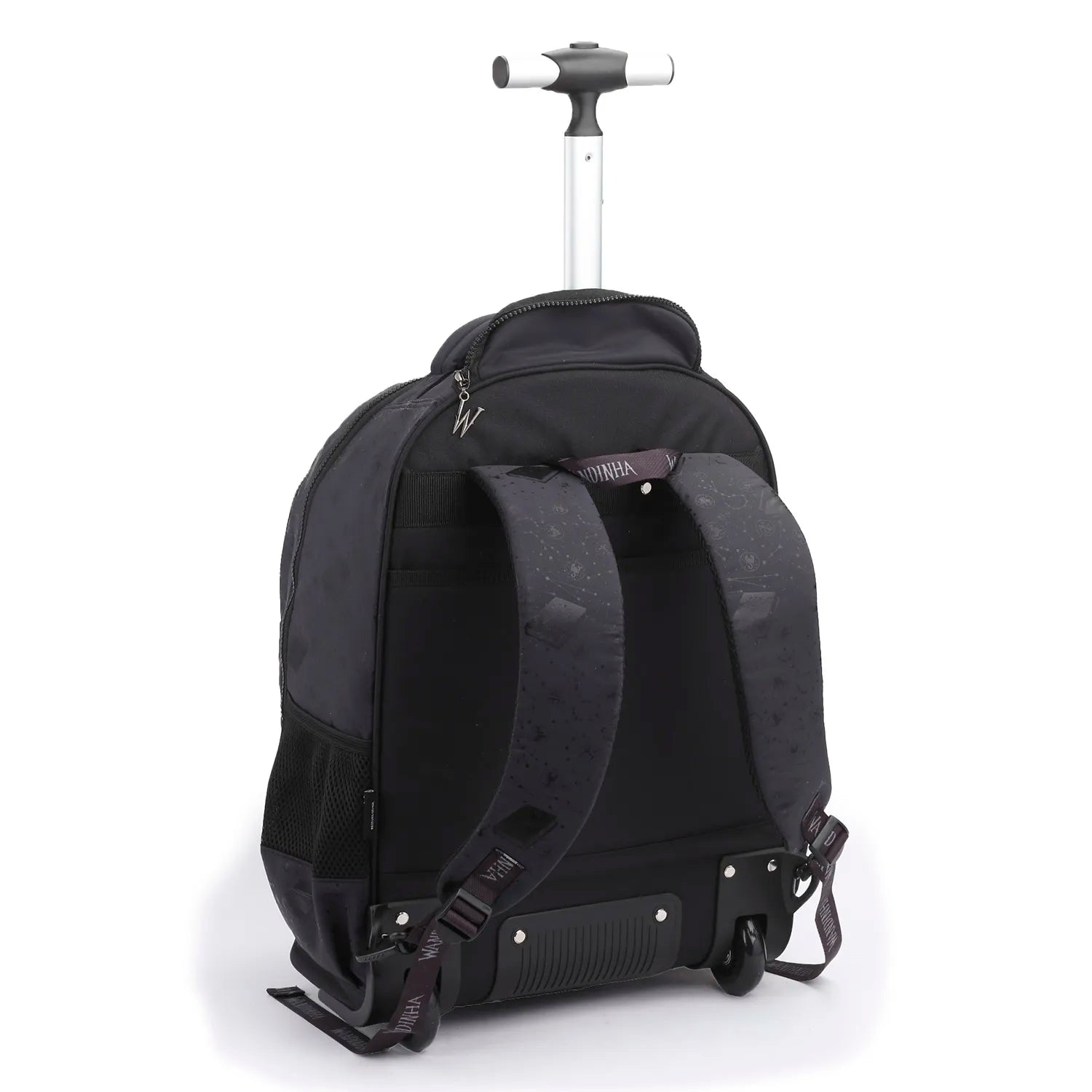 Kit Escolar Wandinha com Mochila + Lancheira Térmica + Estojo Infantil