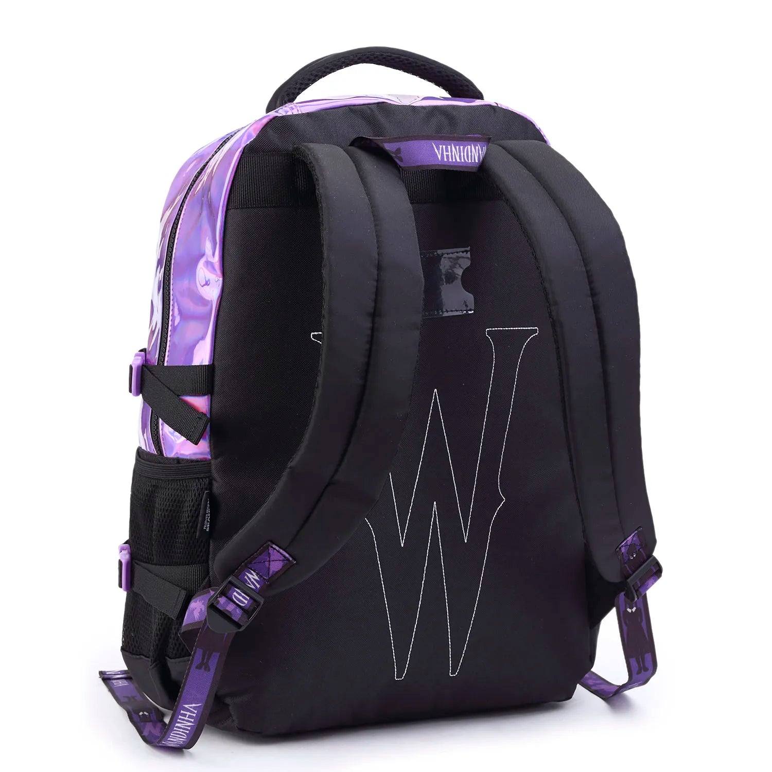 Kit Escolar Wandinha com Mochila + Lancheira Térmica + Estojo Infantil