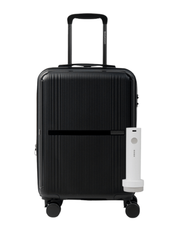 Kit Mala de Bordo 10 Kg Attack Preta e Bomba de Sucção Elétrica Portátil