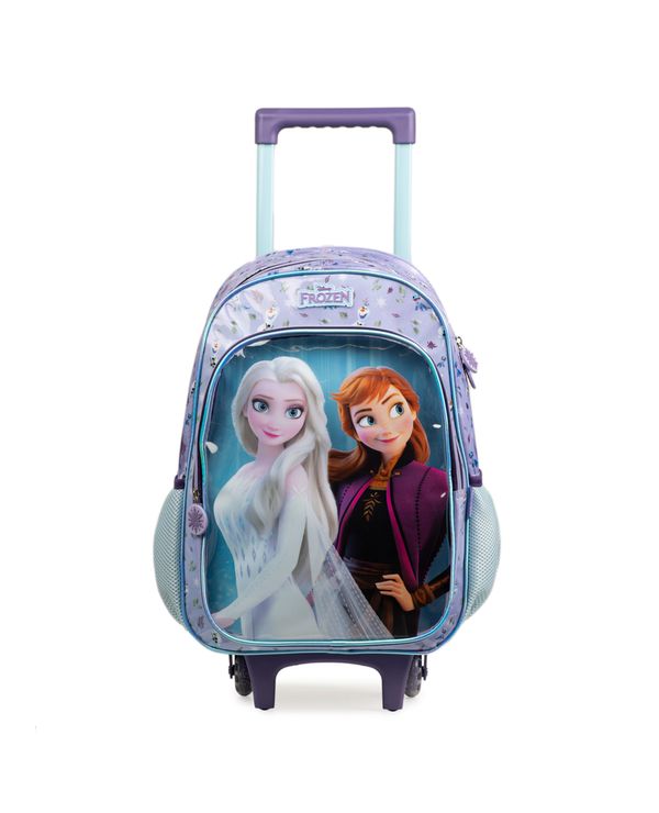 Kit Escolar Mochila de Rodinha + Lancheira Térmica + Estojo Infantil Frozen