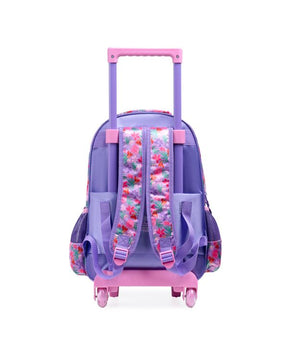 Kit Escolar Ariel e Linguado com Mochila de Rodinha + Lancheira Térmica + Estojo Infantil