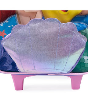 Kit Escolar Ariel e Linguado com Mochila de Rodinha + Lancheira Térmica + Estojo Infantil