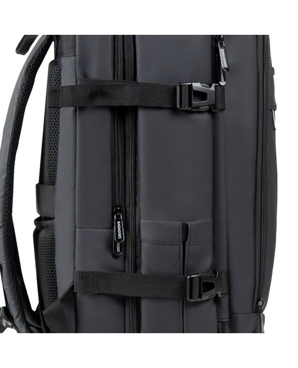 Kit de Mochila de Viagem Attack Preta e Bomba de Sucção Elétrica Portátil