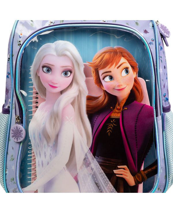 Kit Escolar Mochila de Rodinha + Lancheira Térmica + Estojo Infantil Frozen