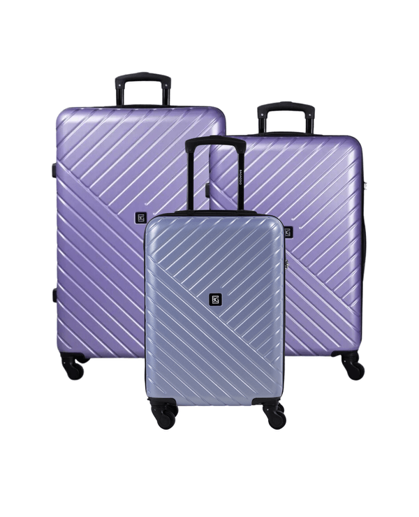 Conjunto Malas de Viagem Dynasty P, M e G ABS Rodas 360