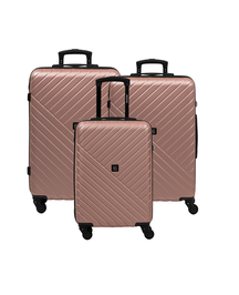 Conjunto Malas de Viagem Dynasty P, M e G ABS Rodas 360