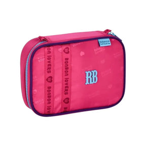 Kit Escolar Rb Rebecca Bonbon Lovers Paris 2026 com Mochila de Rodinhas + Lancheira Térmica + Estojo Infantil