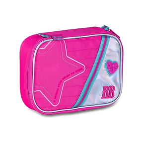 Kit Escolar Rb Rebecca Bonbon 2026 com Mochila de Rodinhas + Lancheira Térmica + Estojo Infantil