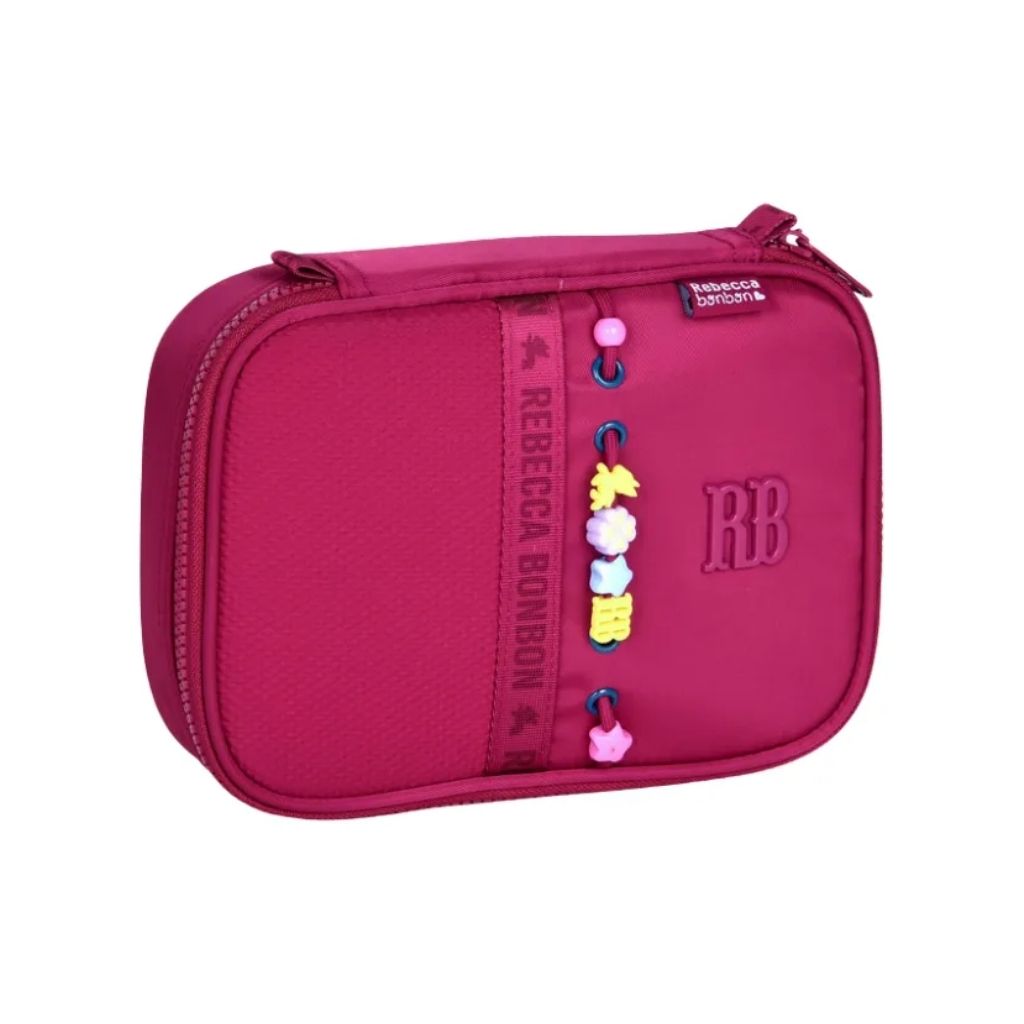 Kit Escolar Rb Rebecca Bonbon 2026 com Mochila de Rodinhas + Lancheira Térmica + Estojo Infantil