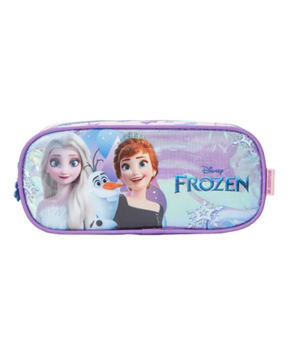 Kit Escolar Mochila de Rodinha + Lancheira Térmica + Estojo Infantil Frozen