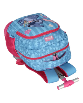 Kit Escolar Lilo & Stitch com Mochila de Rodinhas + Lancheira + Estojo Infantil
