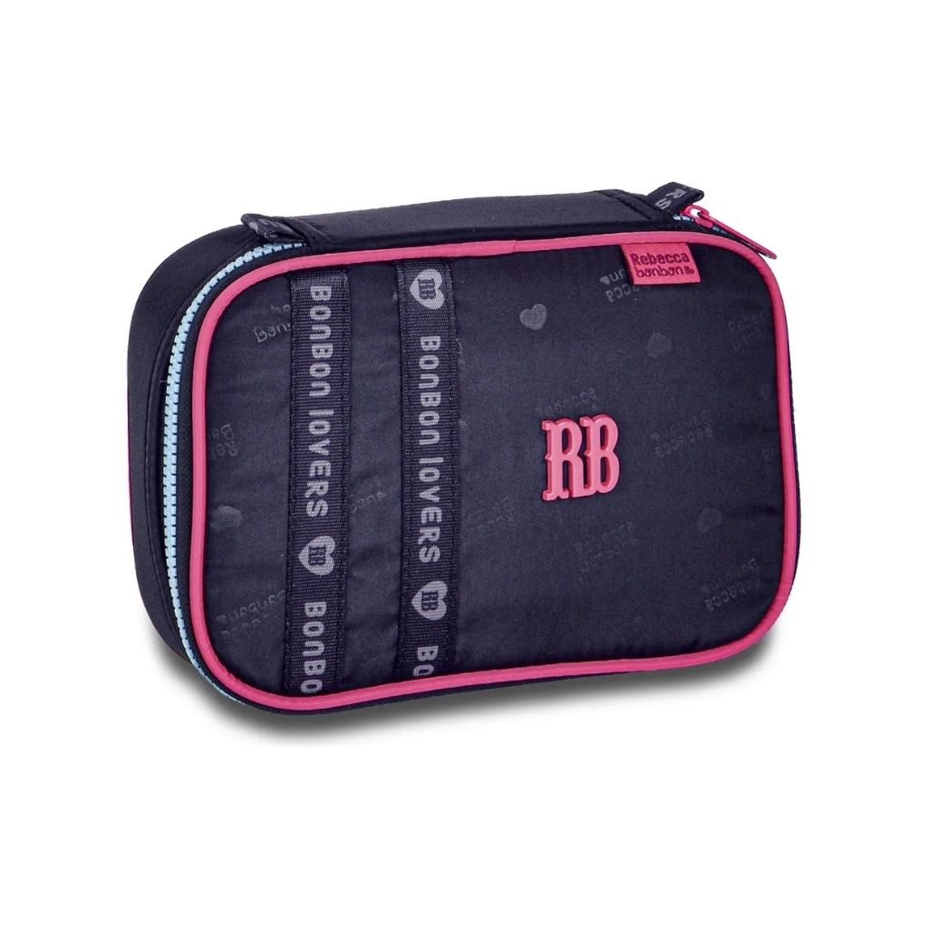 Kit Escolar Rb Rebecca Bonbon 2026 com Mochila + Lancheira Térmica + Estojo Infantil
