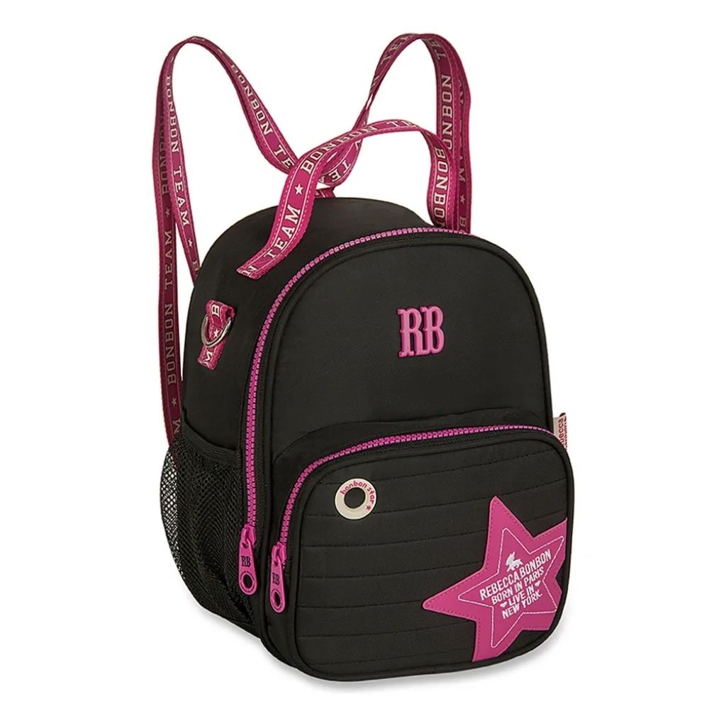 Kit Escolar Rb Rebecca Bonbon 2026 com Mochila + Lancheira Térmica + Estojo Infantil