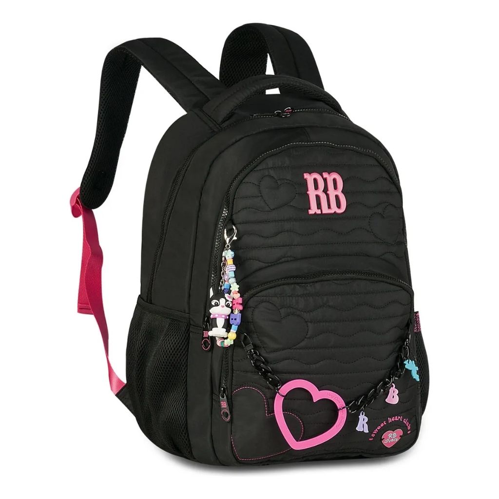 Kit Escolar Rb Rebecca Bonbon 2026 com Mochila + Lancheira Térmica + Estojo Infantil