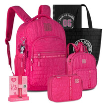 Kit Escolar Rb Rebecca Bonbon 2026 com Mochila + Lancheira Térmica + Estojo Infantil