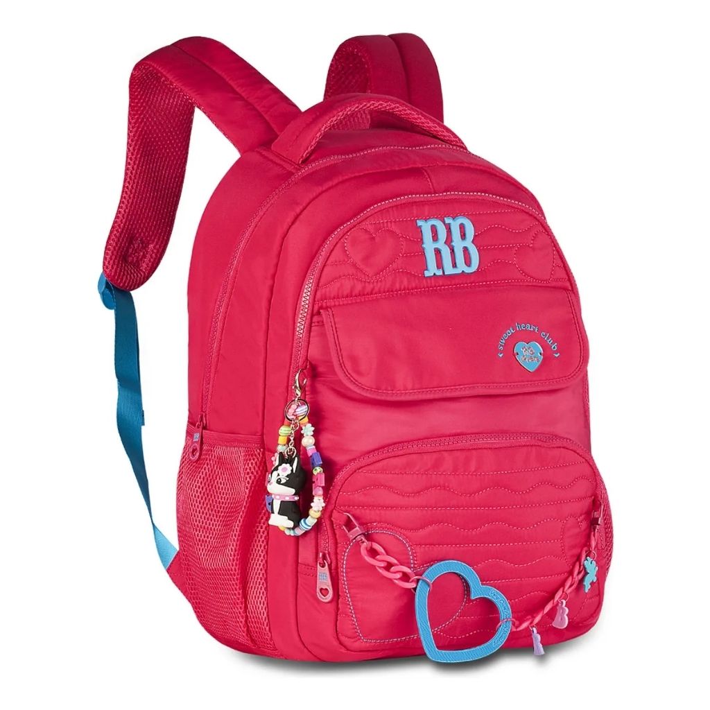 Kit Escolar Rb Rebecca Bonbon 2026 com Mochila + Lancheira Térmica + Estojo Infantil