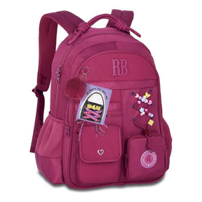 Kit Escolar Rb Rebecca Bonbon 2026 com Mochila + Lancheira Térmica + Estojo Infantil