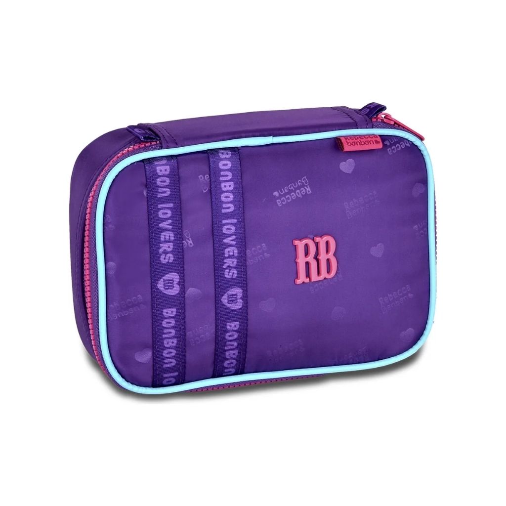 Kit Escolar Rb Rebecca Bonbon 2026 com Mochila + Lancheira Térmica + Estojo Infantil