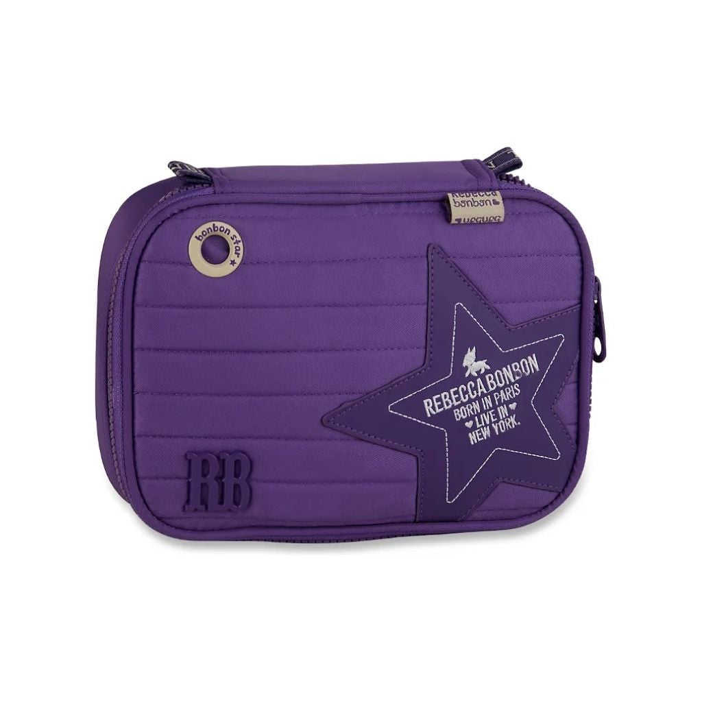 Kit Escolar Rb Rebecca Bonbon 2026 com Mochila + Lancheira Térmica + Estojo Infantil