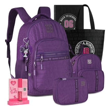 Kit Escolar Rb Rebecca Bonbon 2026 com Mochila + Lancheira Térmica + Estojo Infantil
