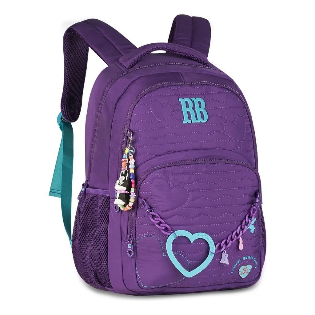 Kit Escolar Rb Rebecca Bonbon 2026 com Mochila + Lancheira Térmica + Estojo Infantil