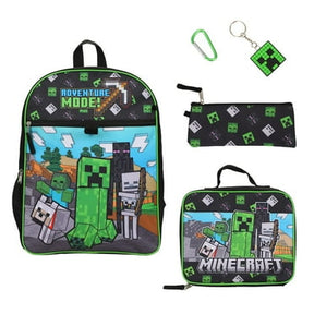Kit Mochila Escolar Minecraft – 3 Peças