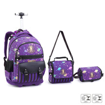 Kit Escolar Wandinha com Mochila + Lancheira Térmica + Estojo Infantil