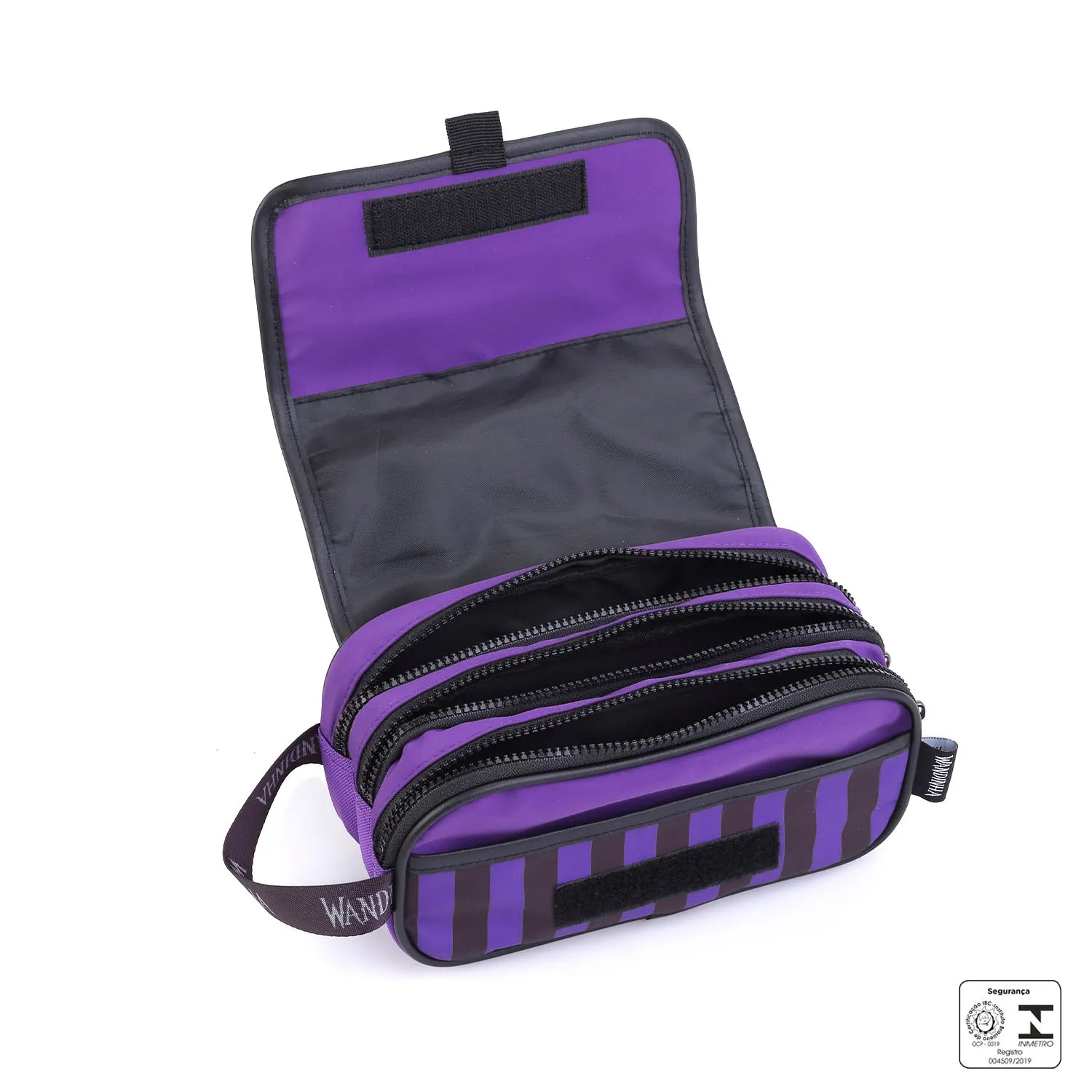 Kit Escolar Wandinha com Mochila + Lancheira Térmica + Estojo Infantil