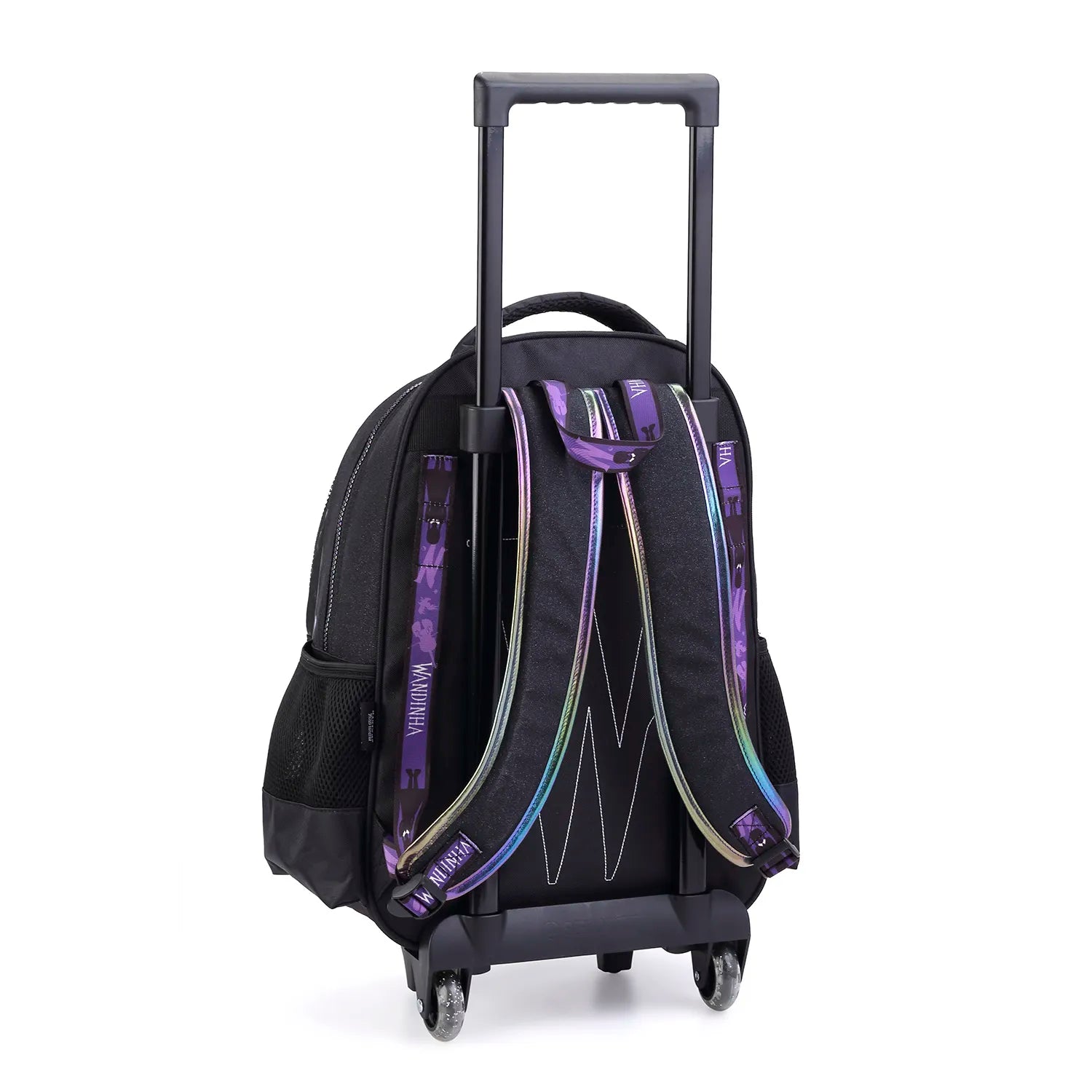 Kit Escolar Wandinha com Mochila + Lancheira Térmica + Estojo Infantil