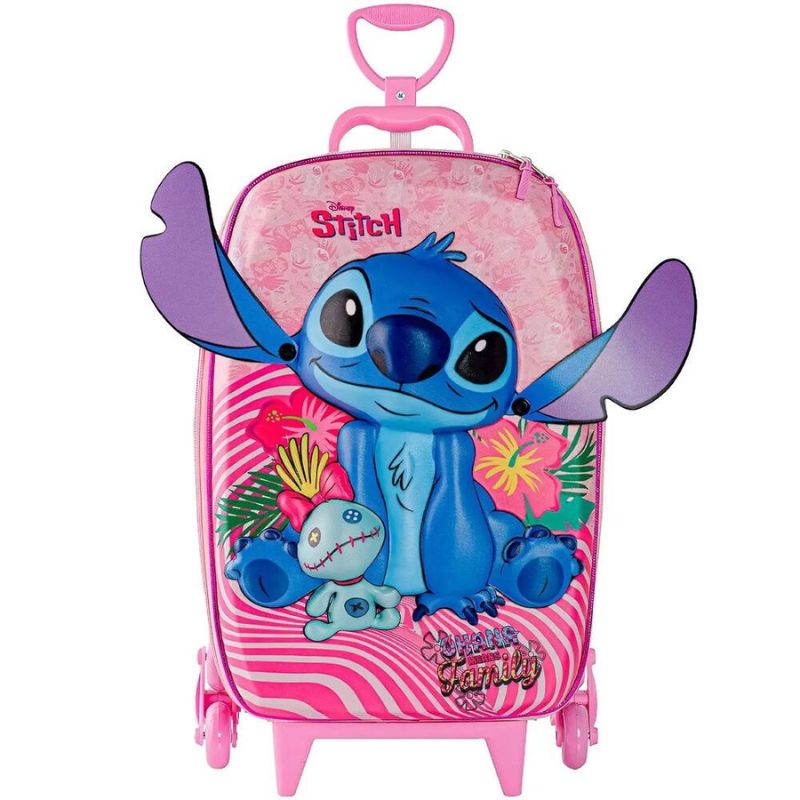 Mochila Infantil de Rodinhas Stitch - Maxtoy