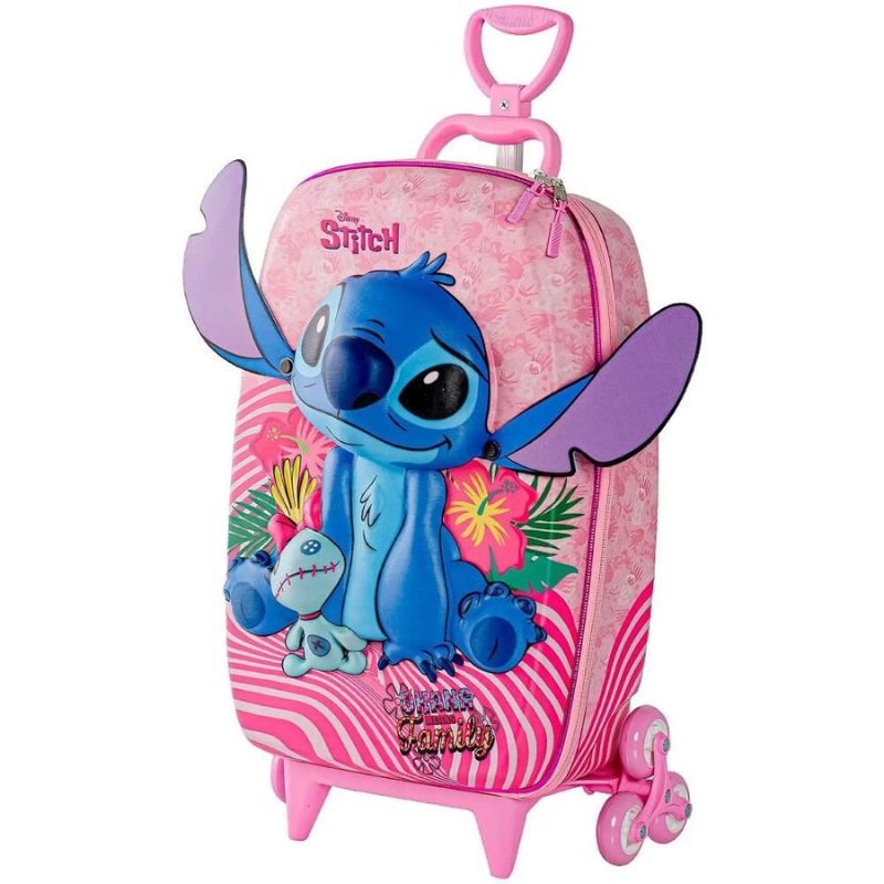 Mochila Infantil de Rodinhas Stitch - Maxtoy