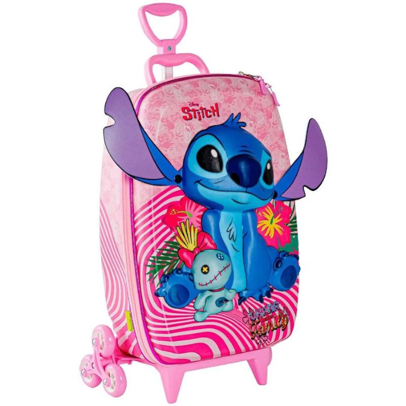 Mochila Infantil de Rodinhas Stitch - Maxtoy